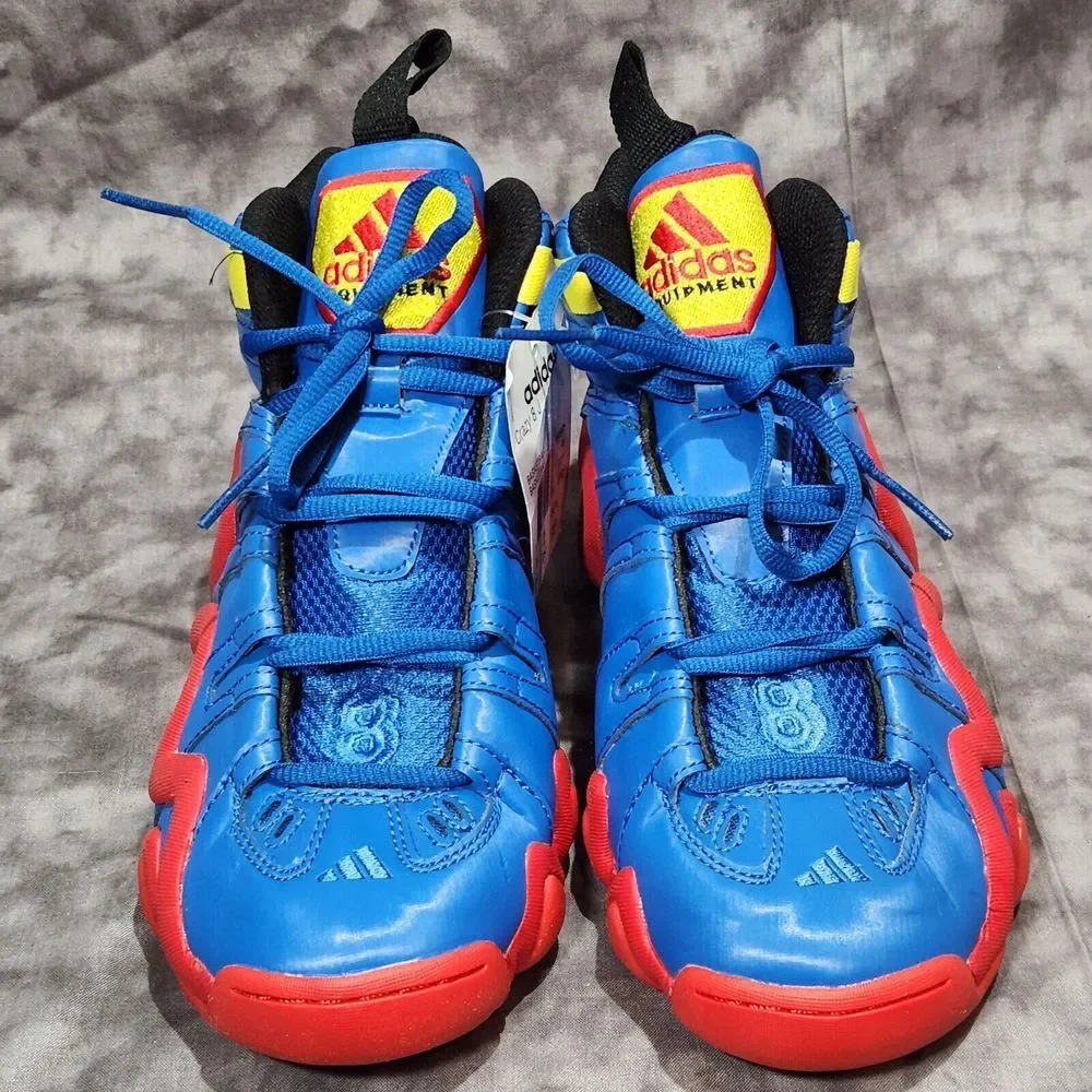 Adidas Crazy 8 Kobe Bryant Shoes Blue Red Yellow Superman Dwight Howard Size 6.5